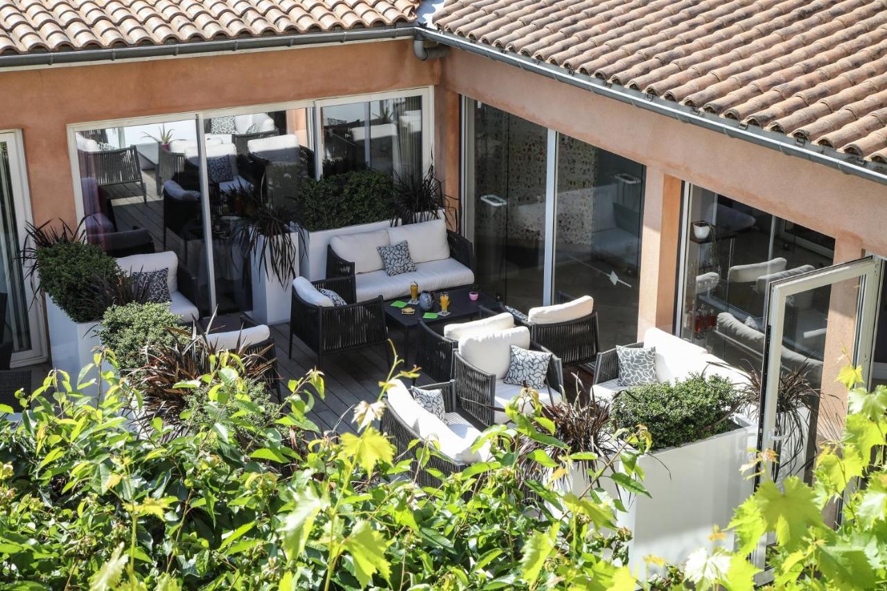 Le Carre D'Alethius Logis Hotel Restaurant Charmes-sur-Rhone Ngoại thất bức ảnh